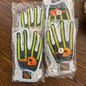 Magid White and Green T-Rex Work Gloves
